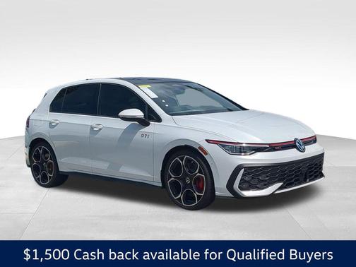 opal white pearl 2026 Volkswagen Golf GTI 2.0T S DSG