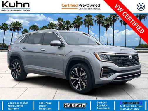 Silver Mist Metallic 2024 Volkswagen Atlas Cross Sport 2.0T SEL Premium