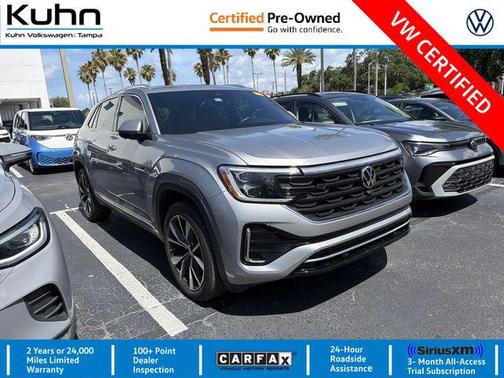 Silver Mist Metallic 2024 Volkswagen Atlas Cross Sport 2.0T SEL Premium