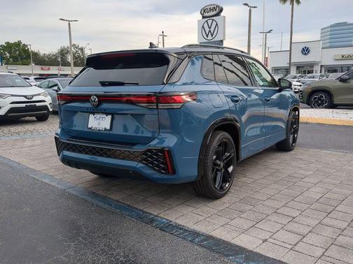 Monterey Blue with Deep Black Roof 2026 Volkswagen Tiguan 2.0T SE R-Line Black
