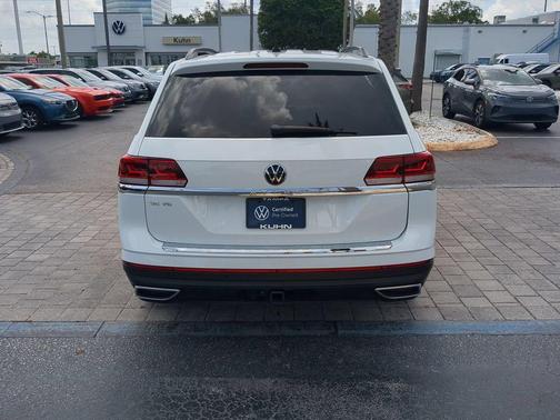 Pure White 2023 Volkswagen Atlas 3.6L SE w/Technology