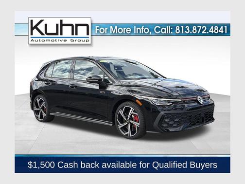 Mythos Black Metallic 2026 Volkswagen Golf GTI 2.0T SE DSG