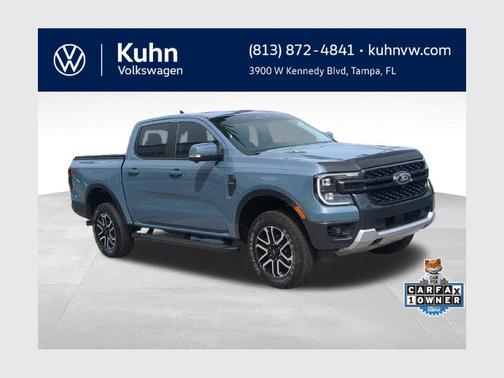 Azure Gray Metallic Tri-Coat 2024 Ford Ranger LARIAT