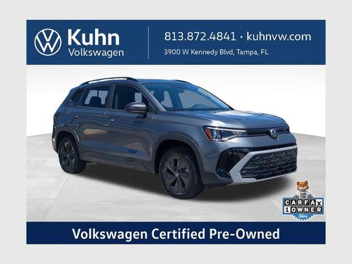 Platinum Gray Metallic 2025 Volkswagen Taos 1.5T S