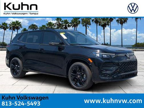 deep black pearl 2026 Volkswagen Tiguan 2.0T SE R-Line Black