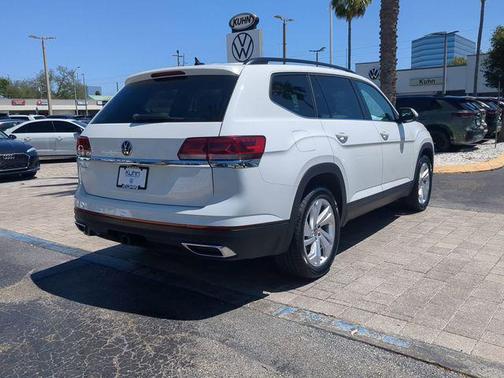 Pure White 2023 Volkswagen Atlas 3.6L SE w/Technology