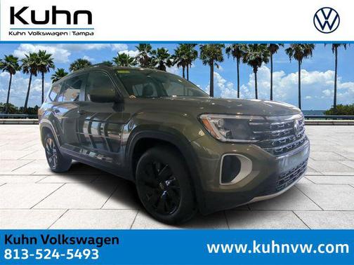 Avocado Green Pearl 2026 Volkswagen Atlas 2.0T SE w/Technology