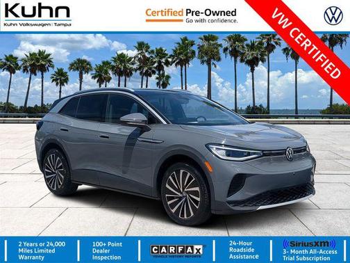 Pure Gray w/Black Roof 2023 Volkswagen ID.4 Pro S Plus