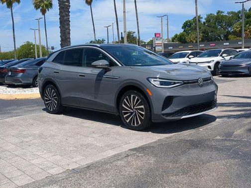 Pure Gray w/Black Roof 2023 Volkswagen ID.4 Pro S Plus