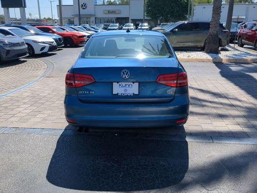 Silk Blue Metallic 2015 Volkswagen Jetta 1.8T SE