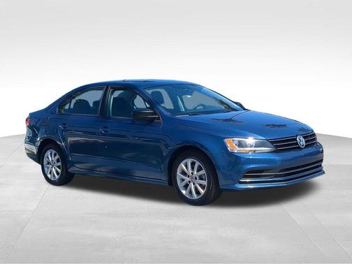 Silk Blue Metallic 2015 Volkswagen Jetta 1.8T SE