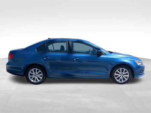 Silk Blue Metallic 2015 Volkswagen Jetta 1.8T SE