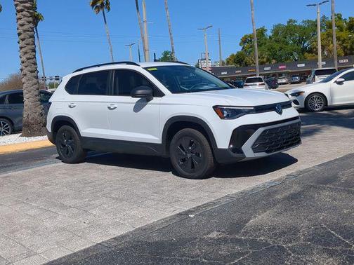 Pure White 2026 Volkswagen Taos S