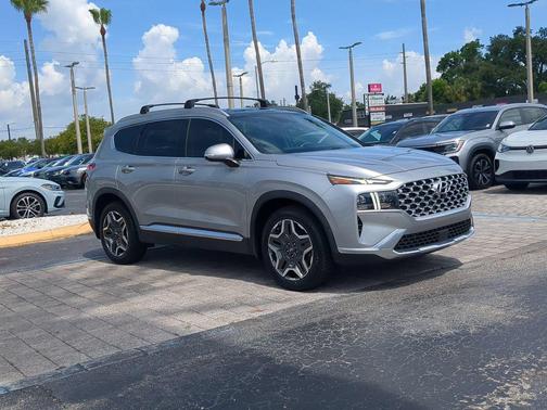 Shimmering Silver 2022 Hyundai SANTA FE Limited