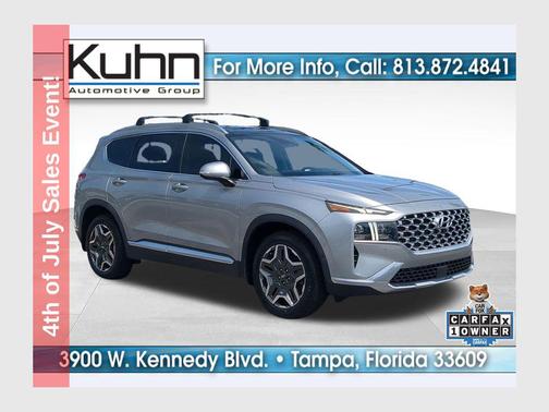 Shimmering Silver 2022 Hyundai SANTA FE Limited