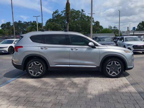Shimmering Silver 2022 Hyundai SANTA FE Limited