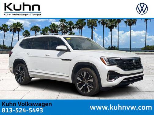 opal white pearl 2026 Volkswagen Atlas 2.0T SEL Premium R-Line 4MOTION