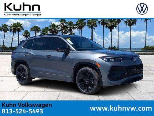 platinum gray metallic 2026 Volkswagen Tiguan 2.0T SE R-Line Black