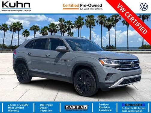 Pure Gray 2023 Volkswagen Atlas Cross Sport 3.6L V6 SE w/Technology