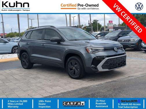 Platinum Gray Metallic 2025 Volkswagen Taos 1.5T S