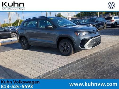 Platinum Gray Metallic 2025 Volkswagen Taos 1.5T S