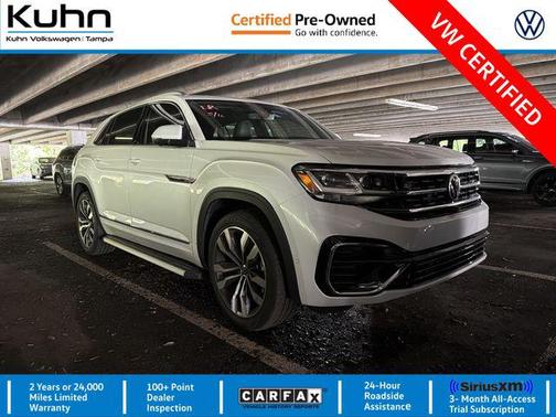 Opal White Pearl 2023 Volkswagen Atlas Cross Sport 3.6L V6 SEL Premium R-Line