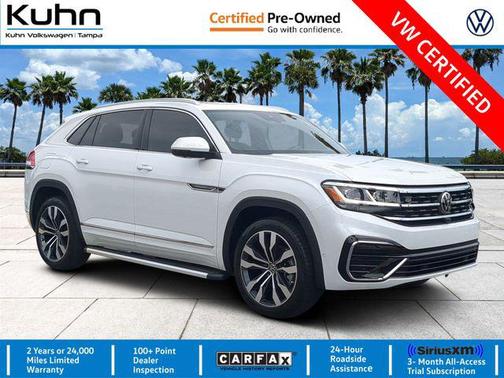Opal White Pearl 2023 Volkswagen Atlas Cross Sport 3.6L V6 SEL Premium R-Line