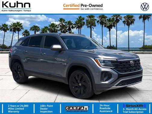 Platinum Gray Metallic 2025 Volkswagen Atlas Cross Sport 2.0T SE w/Technology