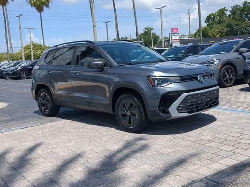 Platinum Gray Metallic 2025 Volkswagen Taos 1.5T S