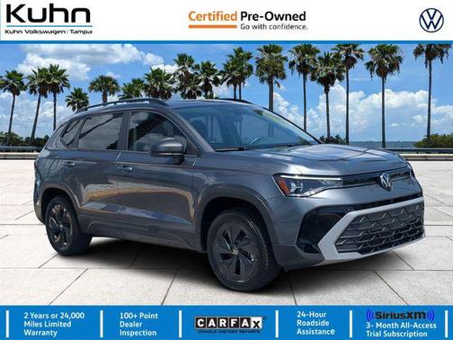 Platinum Gray Metallic 2025 Volkswagen Taos 1.5T S