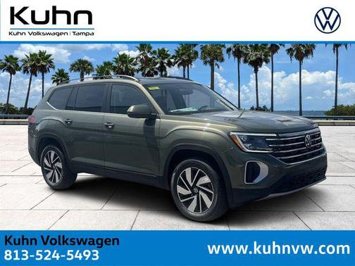 avocado green pearl 2026 Volkswagen Atlas 2.0T SE w/Technology