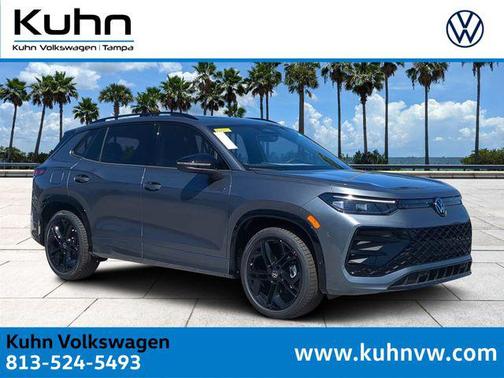 platinum gray metallic 2026 Volkswagen Tiguan 2.0T SE R-Line Black