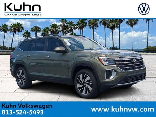avocado green pearl 2026 Volkswagen Atlas 2.0T SE w/Technology