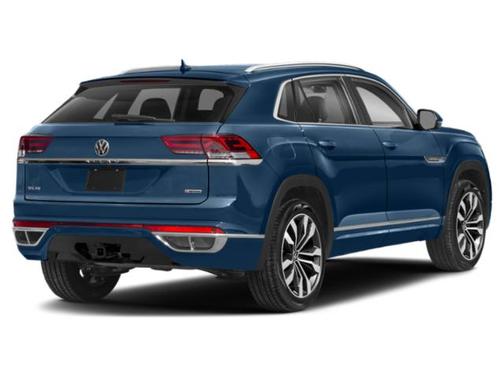 Blue Metallic 2022 Volkswagen Atlas Cross Sport 3.6L V6 SEL R-Line