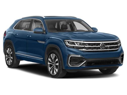 Blue Metallic 2022 Volkswagen Atlas Cross Sport 3.6L V6 SEL R-Line