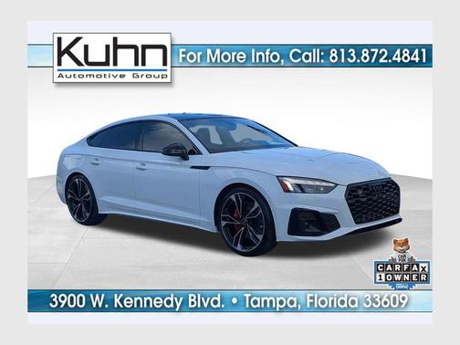 Glacier White Metallic 2023 Audi S5 Premium Plus TFSI quattro Tiptronic