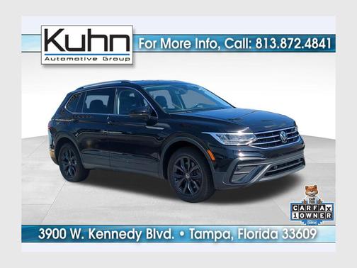 Deep Black Pearl 2024 Volkswagen Tiguan 2.0T SE