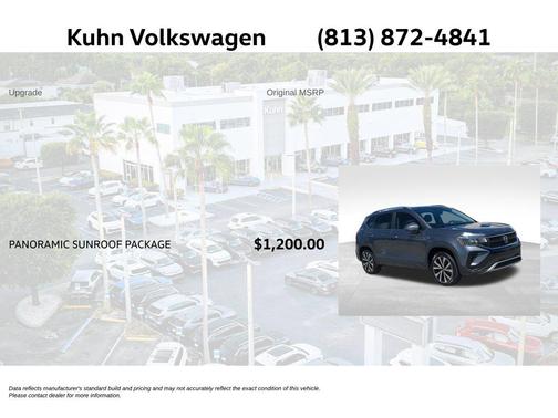 Platinum Gray Metallic 2023 Volkswagen Taos 1.5T SE