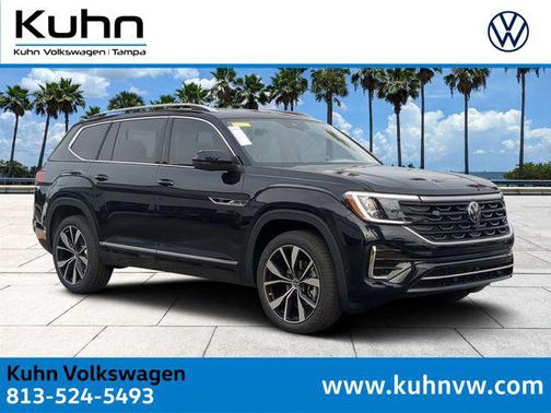 deep black pearl 2026 Volkswagen Atlas 2.0T SEL Premium R-Line 4MOTION