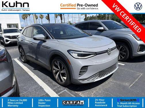 Moonstone Gray/Black Roof 2022 Volkswagen ID.4 Pro S