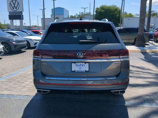 Platinum Gray Metallic 2025 Volkswagen Atlas 2.0T SEL Premium R-Line 4MOTION