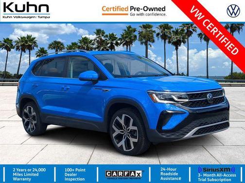 Cornflower Blue 2023 Volkswagen Taos 1.5T SEL