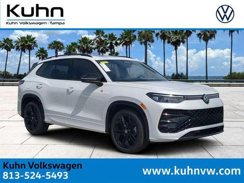 Opal White Pearl 2026 Volkswagen Tiguan 2.0T SE R-Line Black