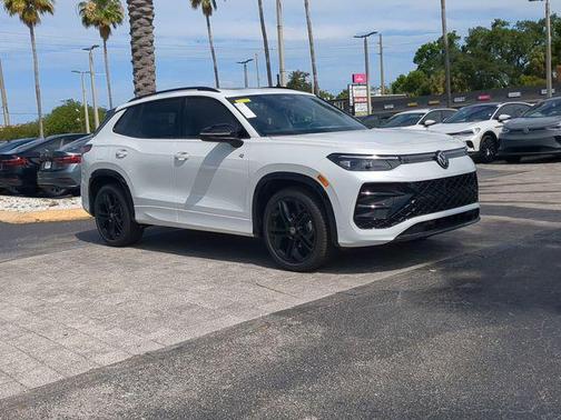 Opal White Pearl 2026 Volkswagen Tiguan 2.0T SE R-Line Black