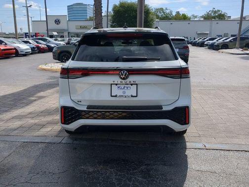 Opal White Pearl 2026 Volkswagen Tiguan 2.0T SE R-Line Black