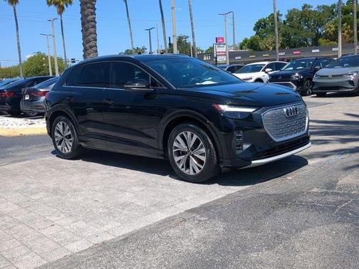 Mythos Black Metallic 2023 Audi Q4 e-tron Premium Plus 40 RWD