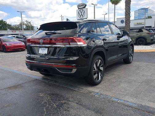 deep black pearl 2026 Volkswagen Atlas Cross Sport 2.0T SE w/Technology 4MOTION