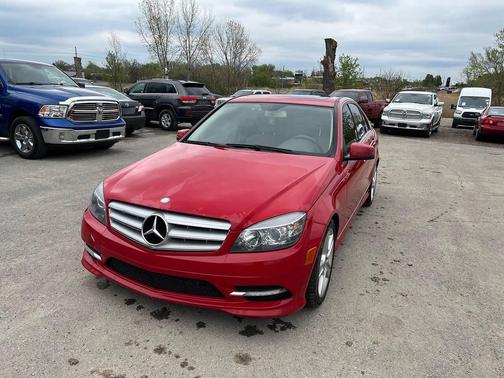 Red 2011 Mercedes-Benz C-Class C 300 4MATIC Luxury