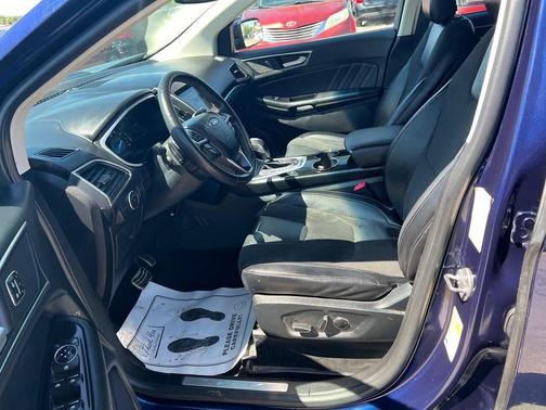 Blue 2016 Ford Edge Sport