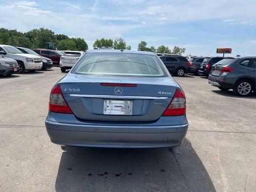 Blue 2007 Mercedes-Benz E-Class 4MATIC